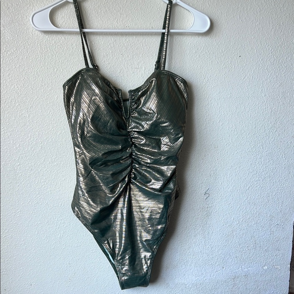 Metallic Women One Piece Swimsuit Cupshe